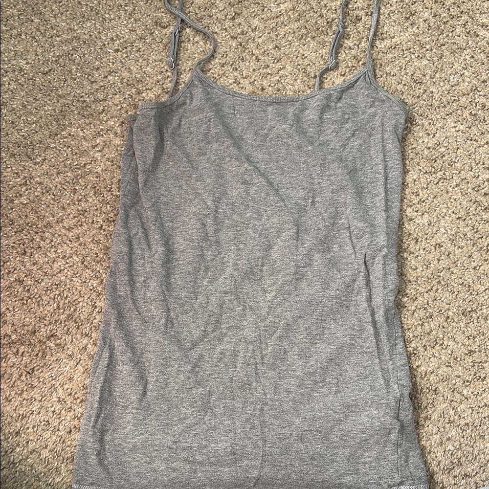Gray Women's Spaghetti Strap Top